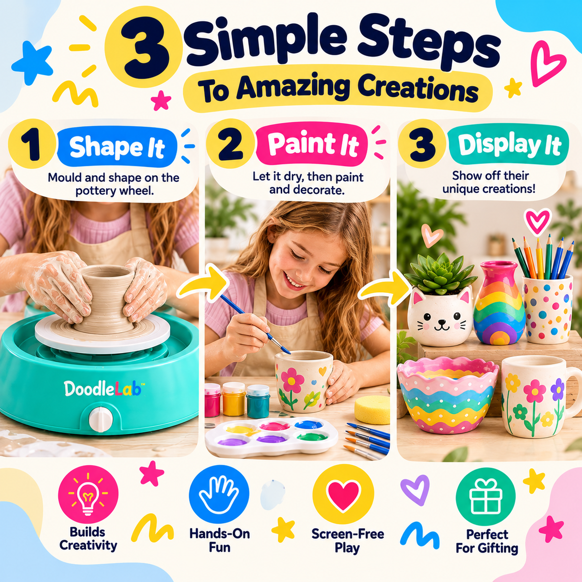 DoodleLab Pottery Studio Complete Kit