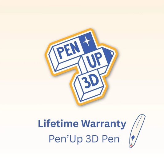 Pen'Up 3D pen lifetime warranty