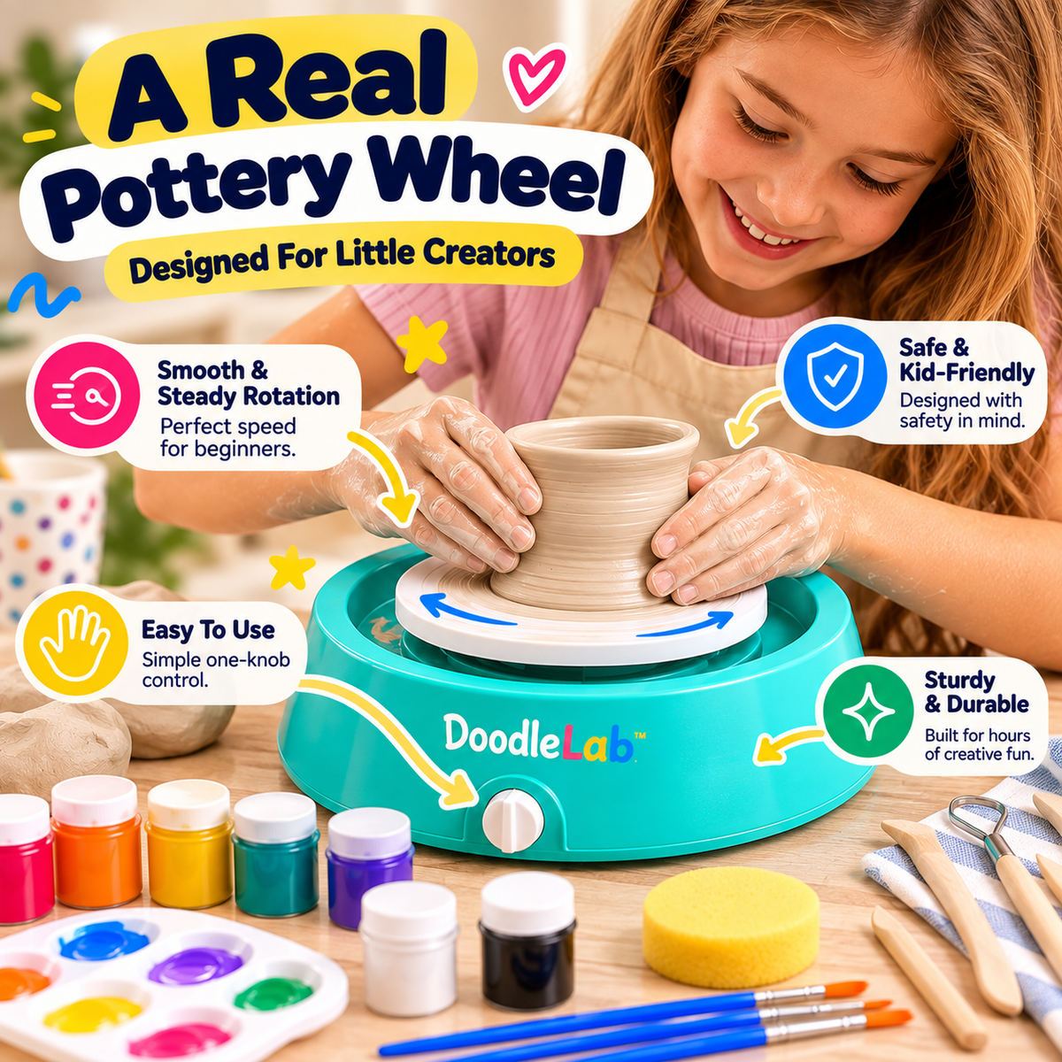 DoodleLab Pottery Studio Complete Kit