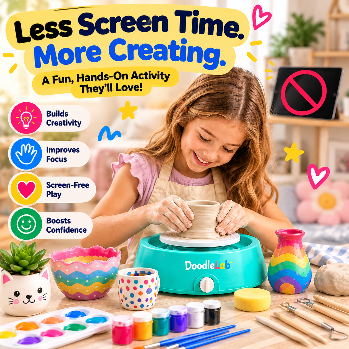 DoodleLab Pottery Studio Complete Kit